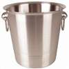 K406 - Wine Bucket - Brushed Stainless Steel