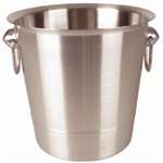 K406 - Wine Bucket - Brushed Stainless Steel