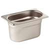K824 - Stainless Steel Gastronorm Pan - 1/9 One Ninth Size