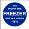 L839 - Food In This Freezer Sign