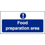 L840 - Food Preparation Area Sign