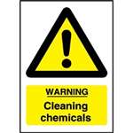 L851 - Warning Cleaning Chemicals Sign