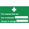 L944 - Nearest First Aid Box Sign