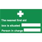 L944 - Nearest First Aid Box Sign