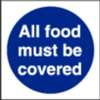 L953 - All Food Must Be Covered Sign