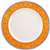 M778 - New Horizons Marble Border Orange Classic Plate