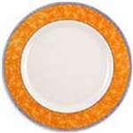 M778 - New Horizons Marble Border Orange Classic Plate