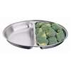 P184 - Oval Vegetable Dish - Two Division
