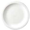 P274 - Plain Whiteware Nova Plate