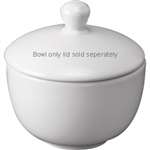 P285 - Plain Whiteware Sugar Bowl