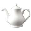 P321 - Plain Whiteware Tea and Coffee Pot