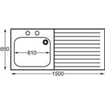 P367 - Stainless Steel Sink (Self Assembly)