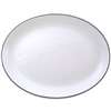 P695 - Classic Black Line Oval Platter