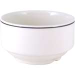 P697 - Classic Black Line Soup Bowl - Unhandled