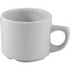 P738 - Plain Whiteware Stacking Maple Espresso Cup