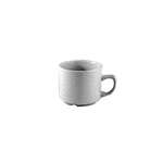 P740 - Plain Whiteware Stacking Maple Tea Cup