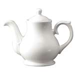 P746 - Plain Whiteware Tea and Coffee Pot