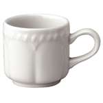 P852 - Buckingham White Stacking Coffee Cup