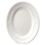 P859 - Buckingham White Oval Platter