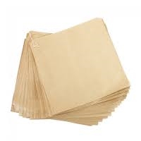 Brown Paper Square Counter Bags (Pack 500) PAPER12-12B