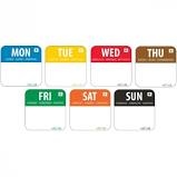 S151 - Vogue Removable Day of the Week Labels (Pack of 7000)
