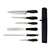 S725 - Vogue 6 Piece Soft Grip Knife Set