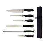 S725 - Vogue 6 Piece Soft Grip Knife Set