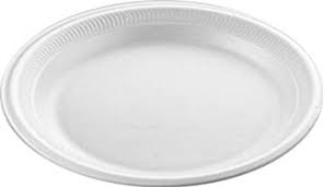 TP3 - Polystyrene White Plates 9'' (Pack 600)