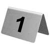 U049 - Stainless Steel Table Numbers
