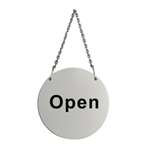 U065 - Stainless Steel Door Sign - Open & Closed