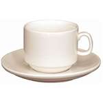 U102 - Olympia Ivory Stacking Espresso Cup