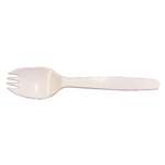 U667 - Disposable White Spoon / Fork