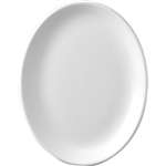 U718 - Churchill Plain Whiteware Oval Plate