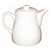 U822 - Olympia Whiteware Tea Pot