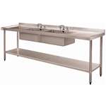 U910 - Vogue Stainless Steel Sink - 2400 x 600mm