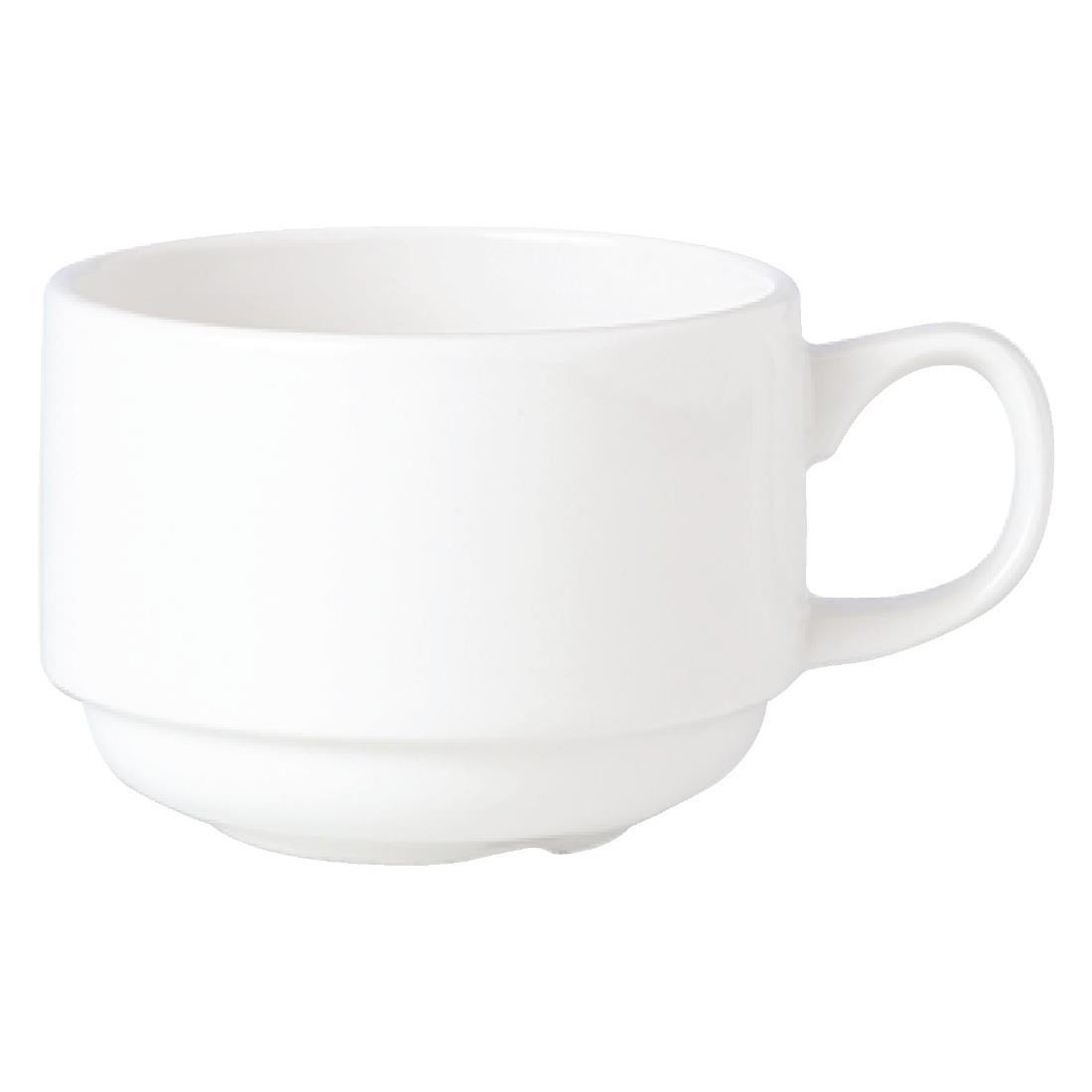 V0101 - Steelite Simplicity White Stacking Slimline Cup