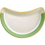 V2873 - Steelite Rio Green Crescent Salad Plate