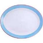 V3039 - Steelite Rio Blue Oval Coupe Dish