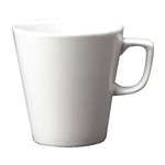 W003 - Plain Whiteware Cafe Latte Mug
