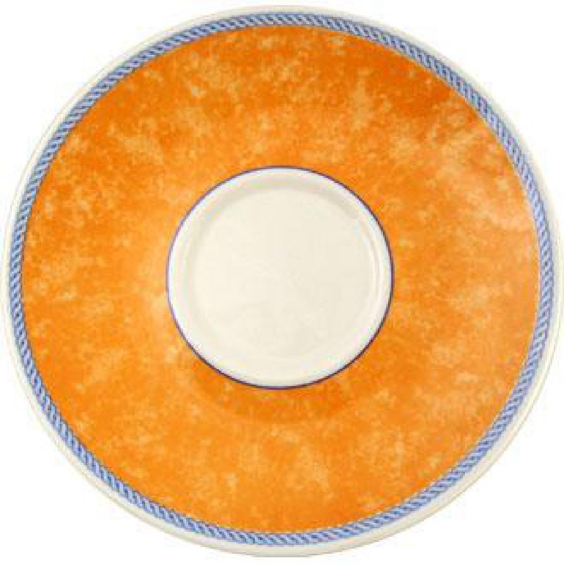 W026 - New Horizons Marble Border Cappuccino Saucer