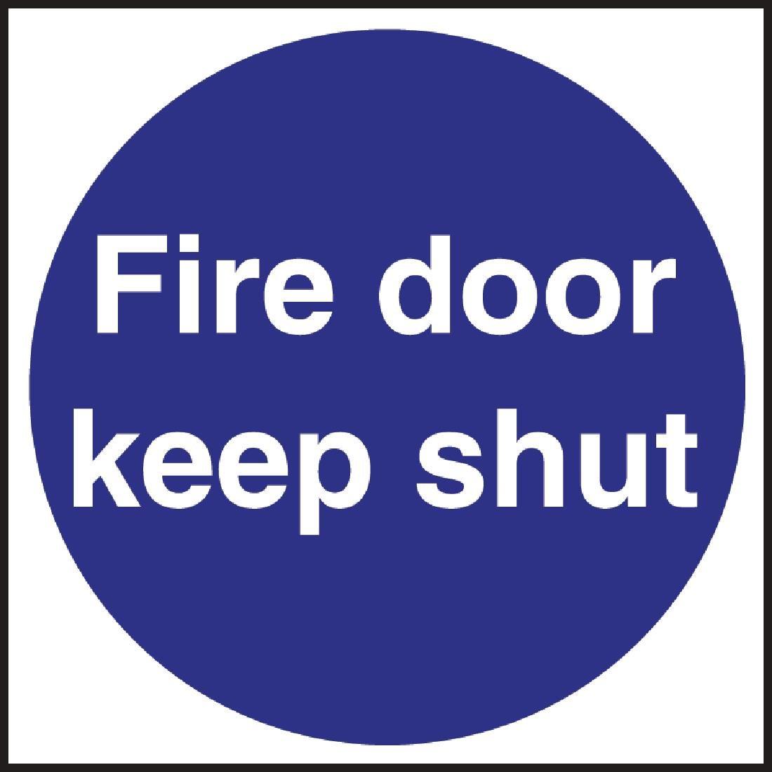 W222 - Fire Door Sign