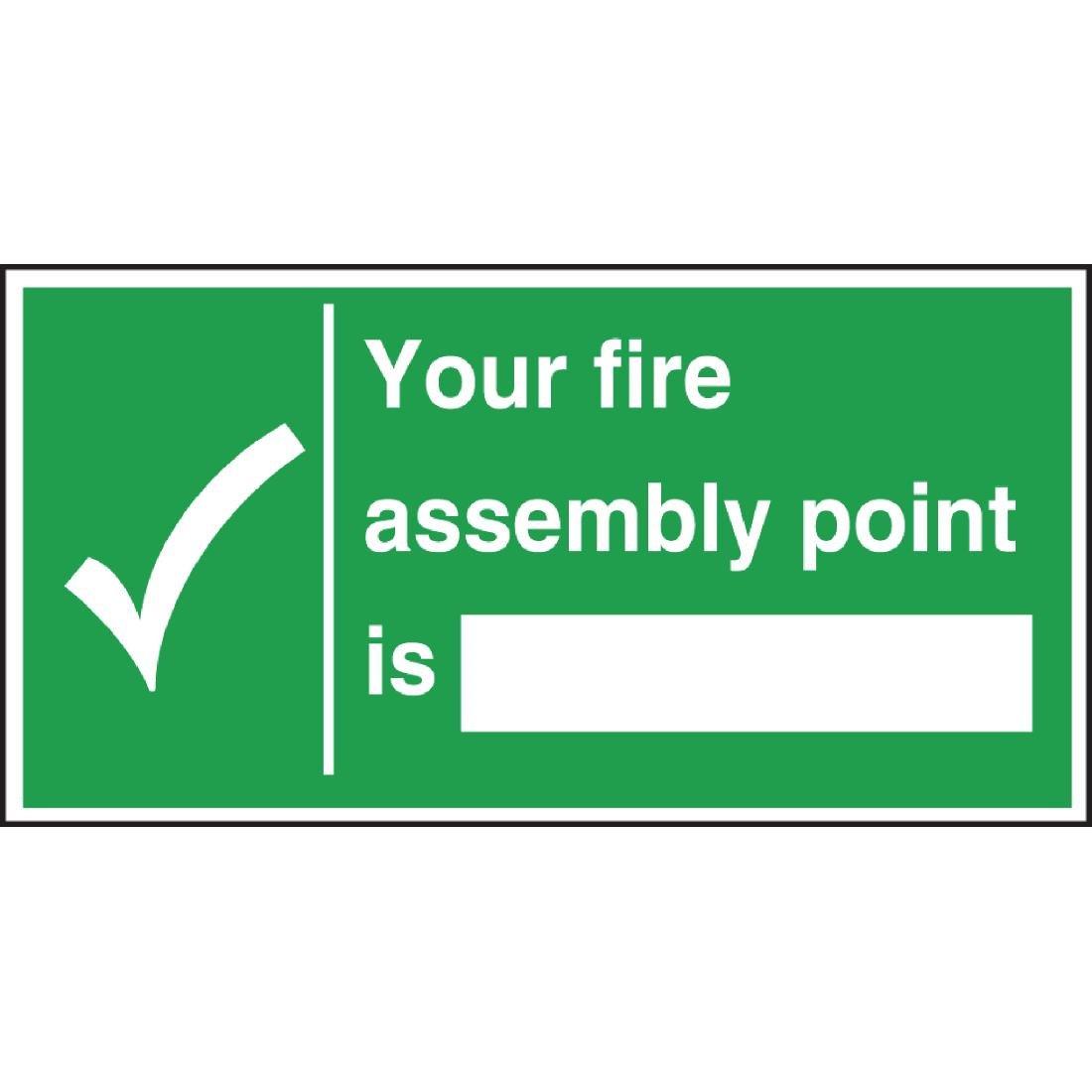 W312 - Fire Assembly Point Sign