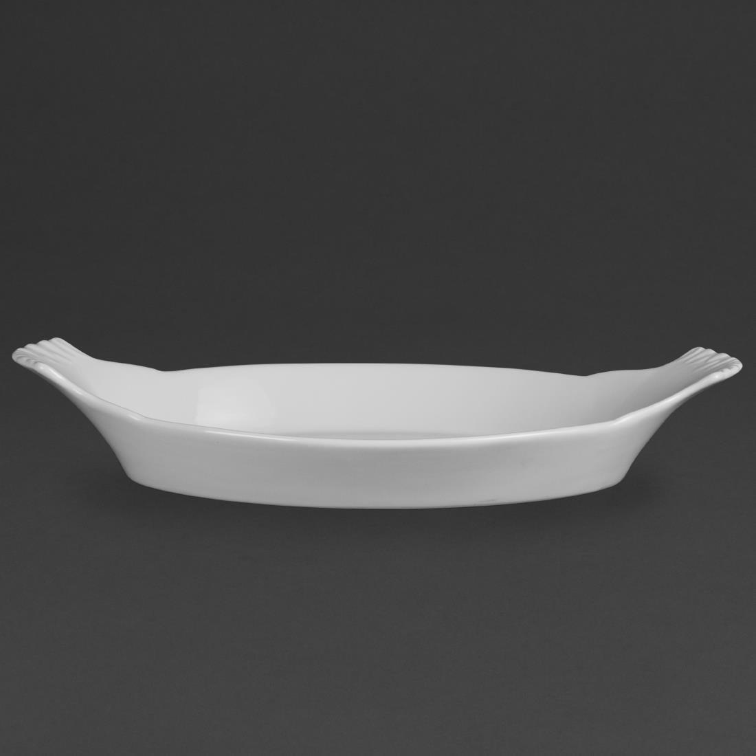 W415 - Olympia Whiteware Oval Eared Dish