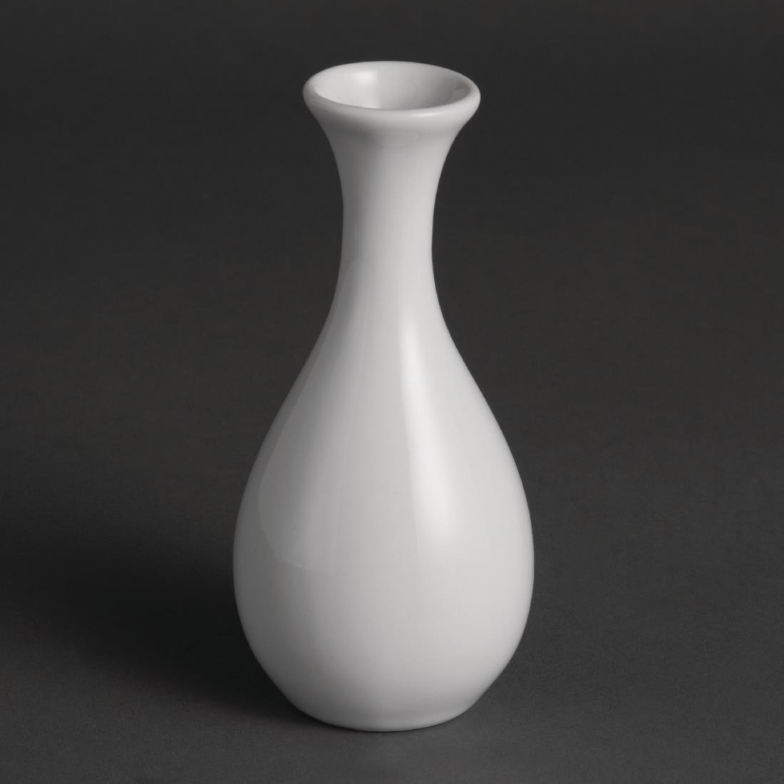 W437 - Olympia Whiteware Bud Vase