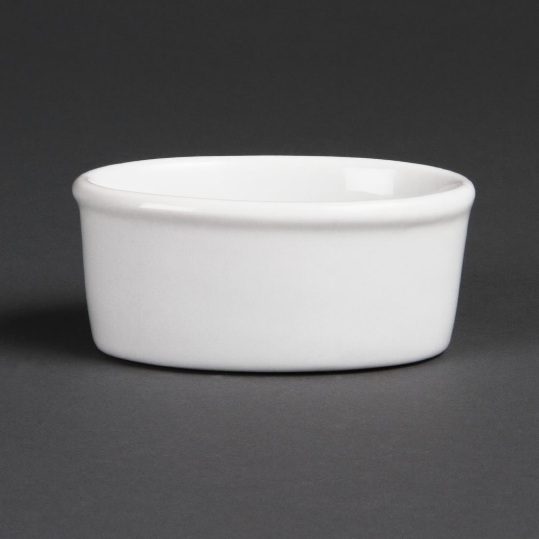 W445 - Olympia Whiteware Oval Ramekin