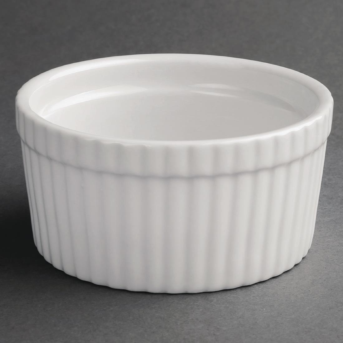 W446 - Olympia Whiteware Souffle Dish