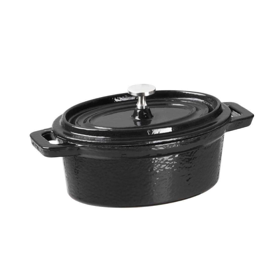 Y264 - Cast Iron Oval Mini Pot