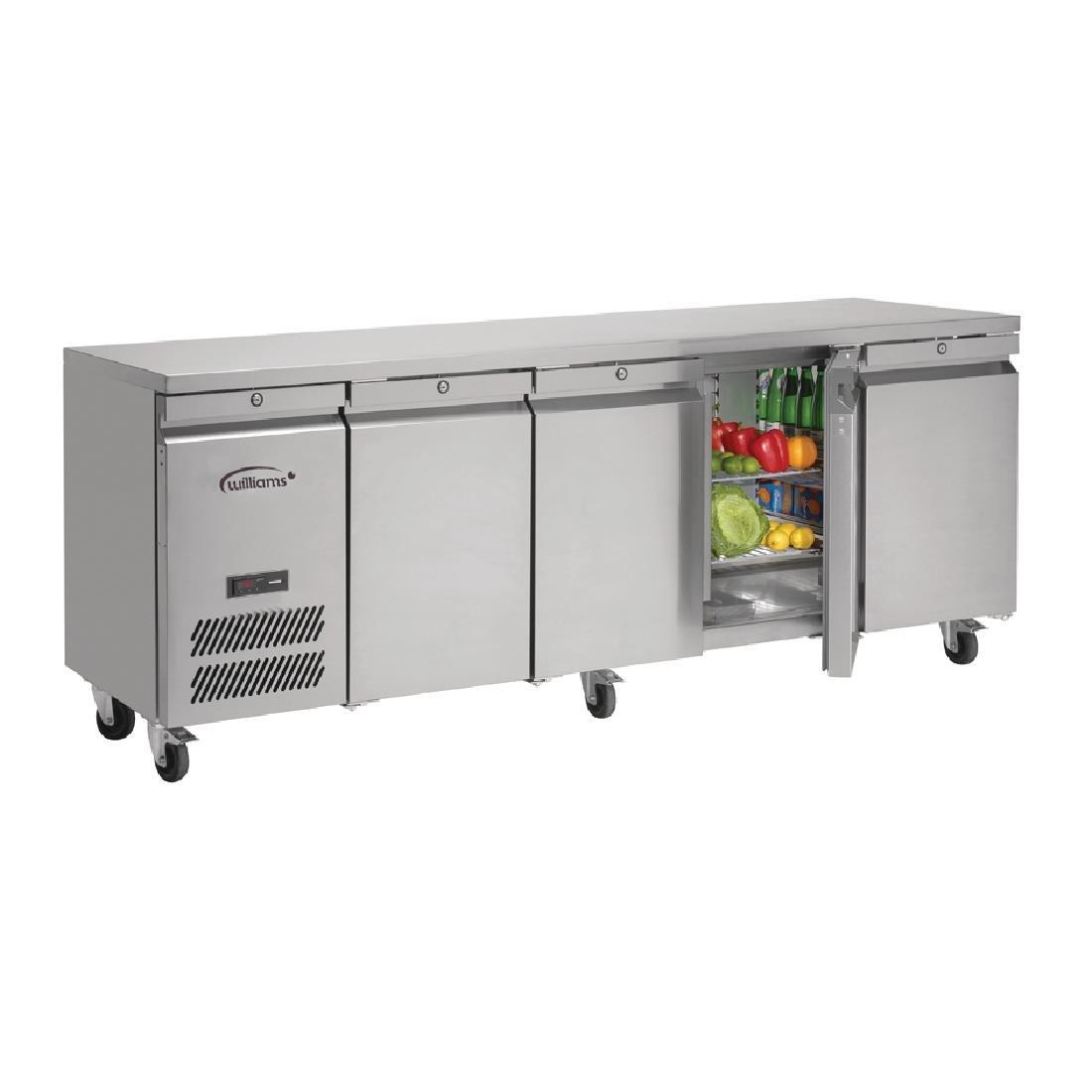 Y415 - 4 Door Counter Fridge