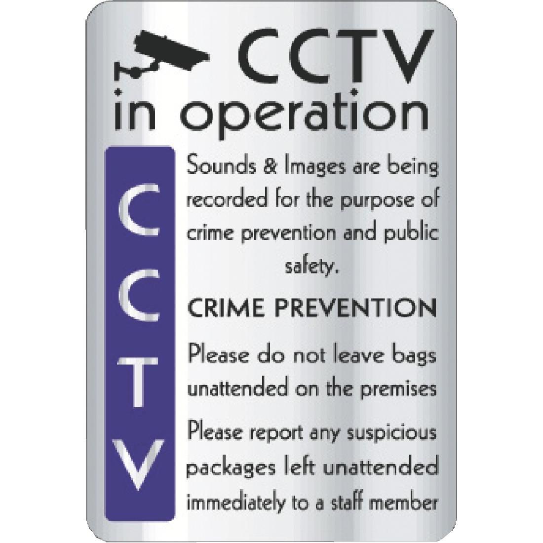 Y928 - CCTV In Operation Crime Prevention Sign
