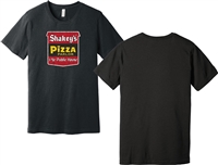 Shakey's Vintage Shield Logo - Modern T-Shirt (Black Heather)